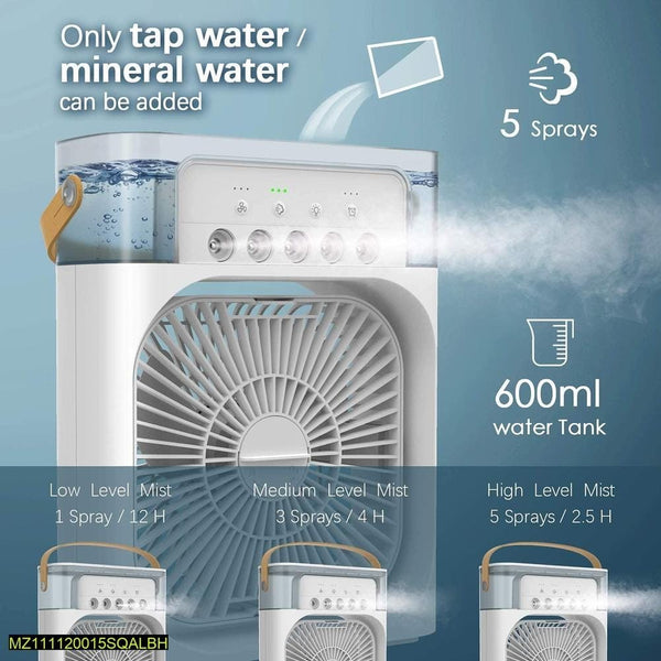 Multifunction Water Spray Mist Fan Air Cooler