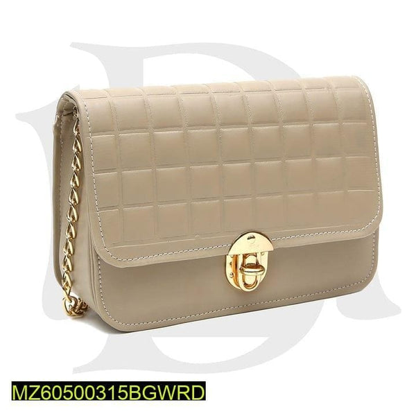 Women's PU Leather Grainy Cross Body Bag