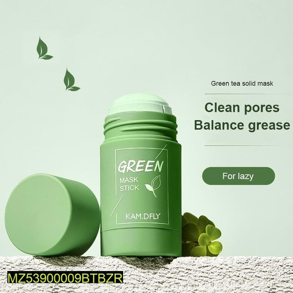 Green Tea Face Cleansing Mask And Purifying Clay Stick - 40g