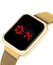 LED Display Digital Watch With Magnetic Strap