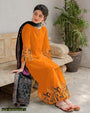 3 Pcs Women's Unstitched Lawn Embroidered Suit